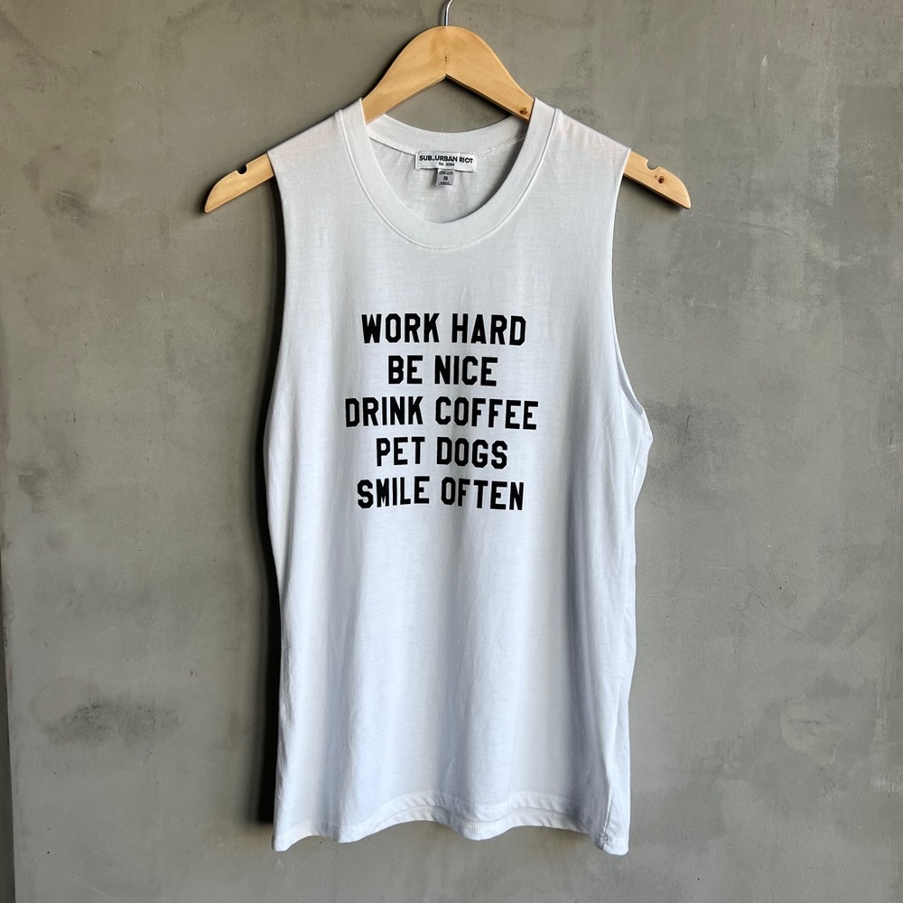 SUB_URBAN ROIT Work Hard Tank Top